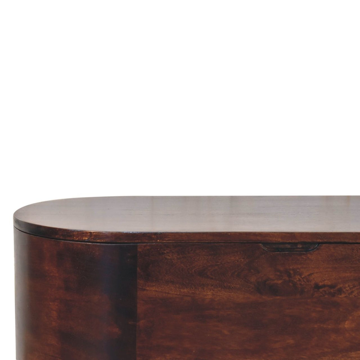 Rounded Lid Up Blanket Box Unique Piece Furniture