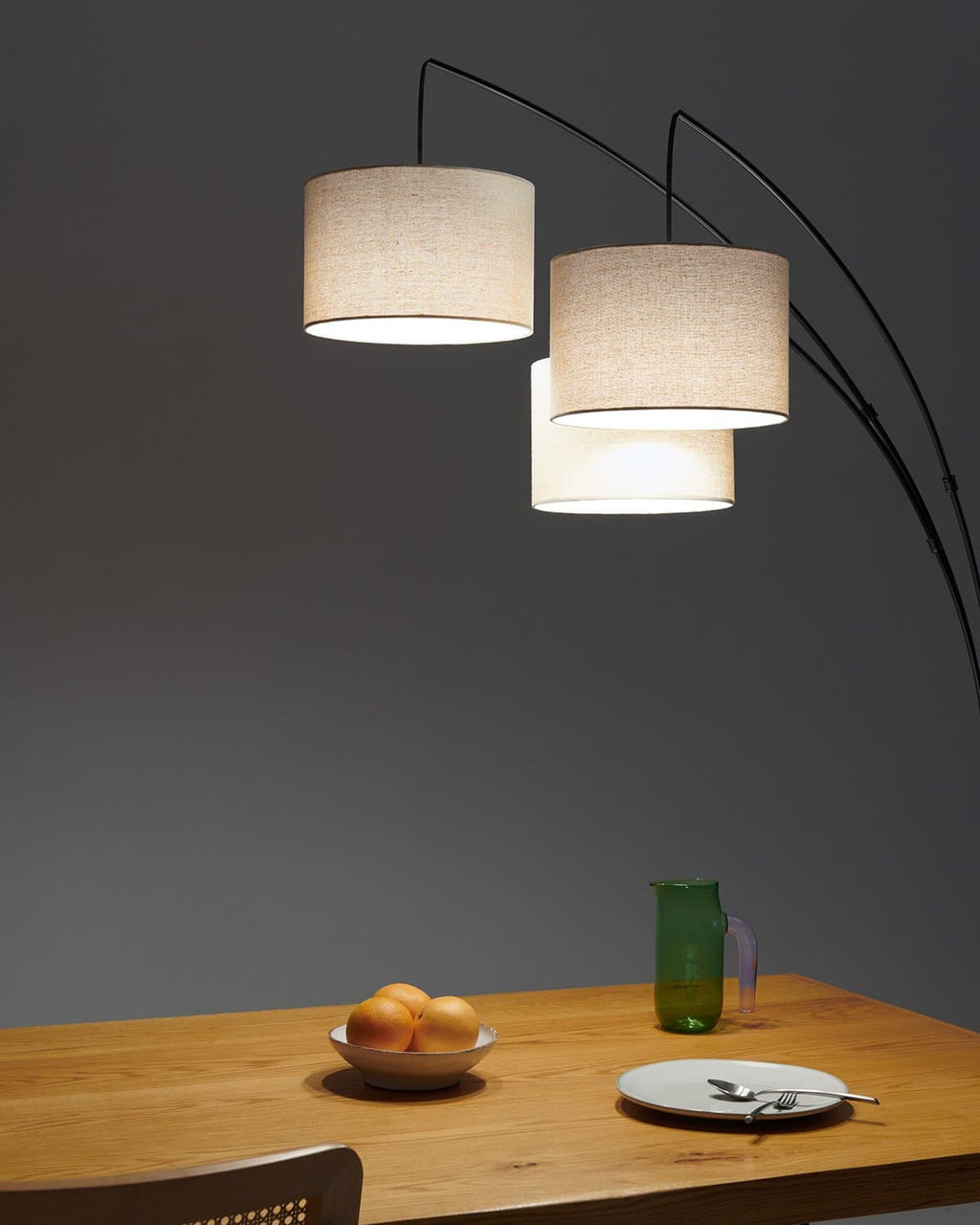 Trilage 3-Light Adjustable Floor Lamp