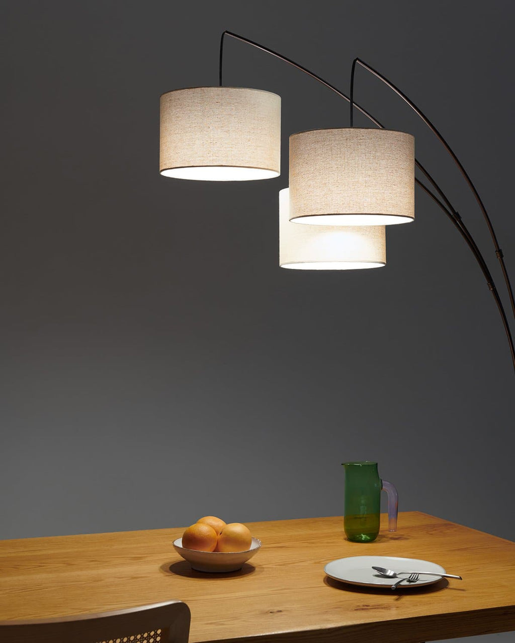 Trilage 3-Light Adjustable Floor Lamp