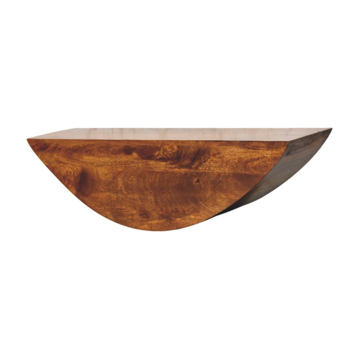 Crescent - Floating Wall Shelf - Brown Unique Piece Furniture