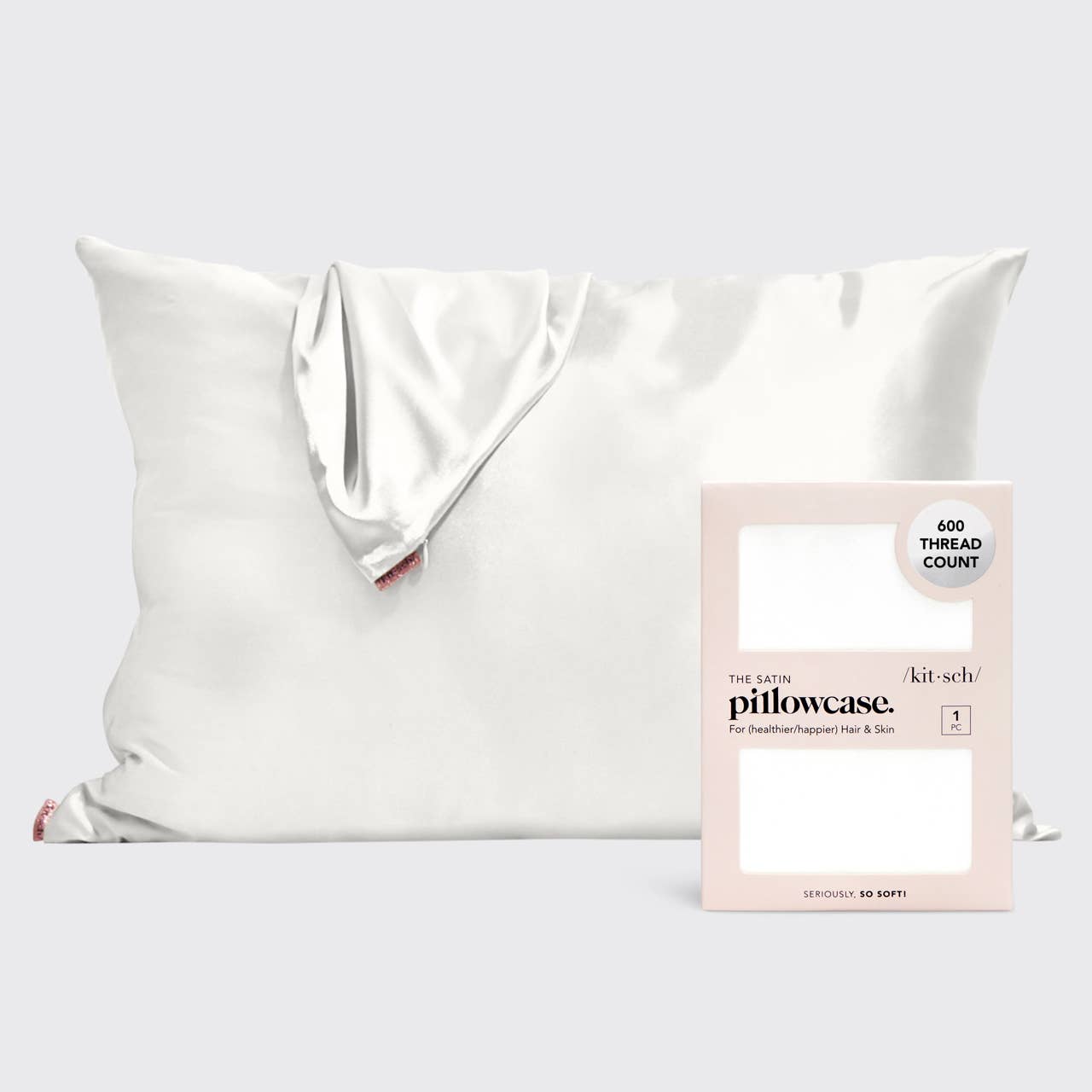 Satin Pillowcase - Ivory Shop Fête