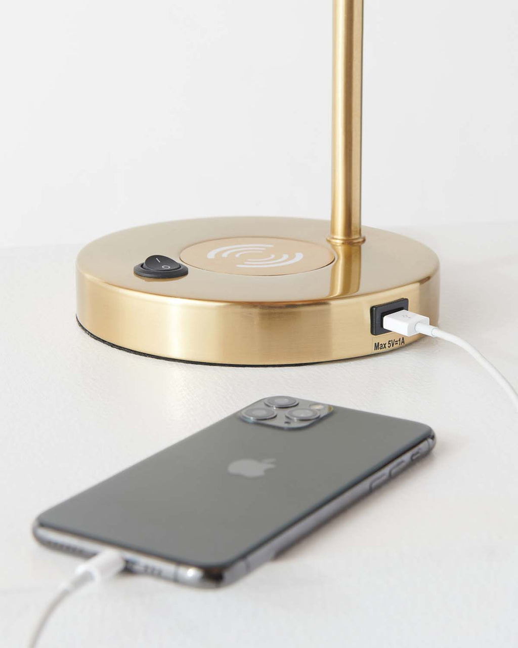 Elizabeth USB Table Lamp Brightech
