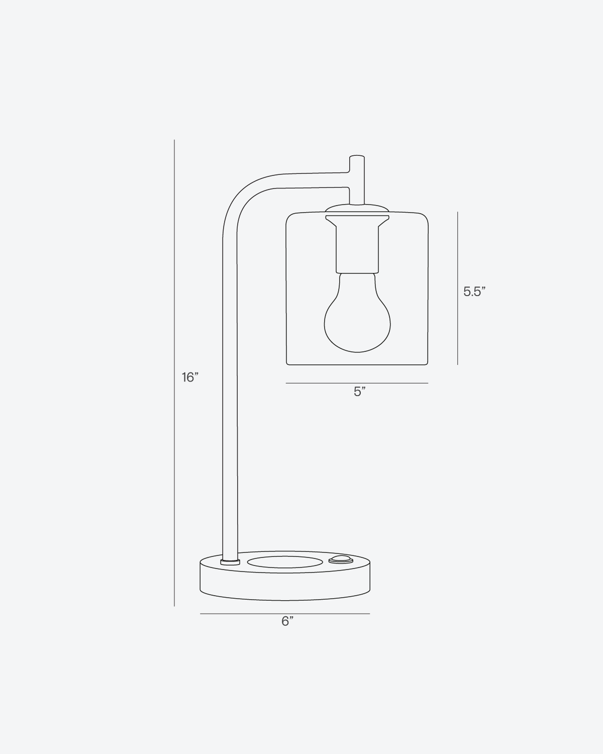 Elizabeth USB Table Lamp Brightech
