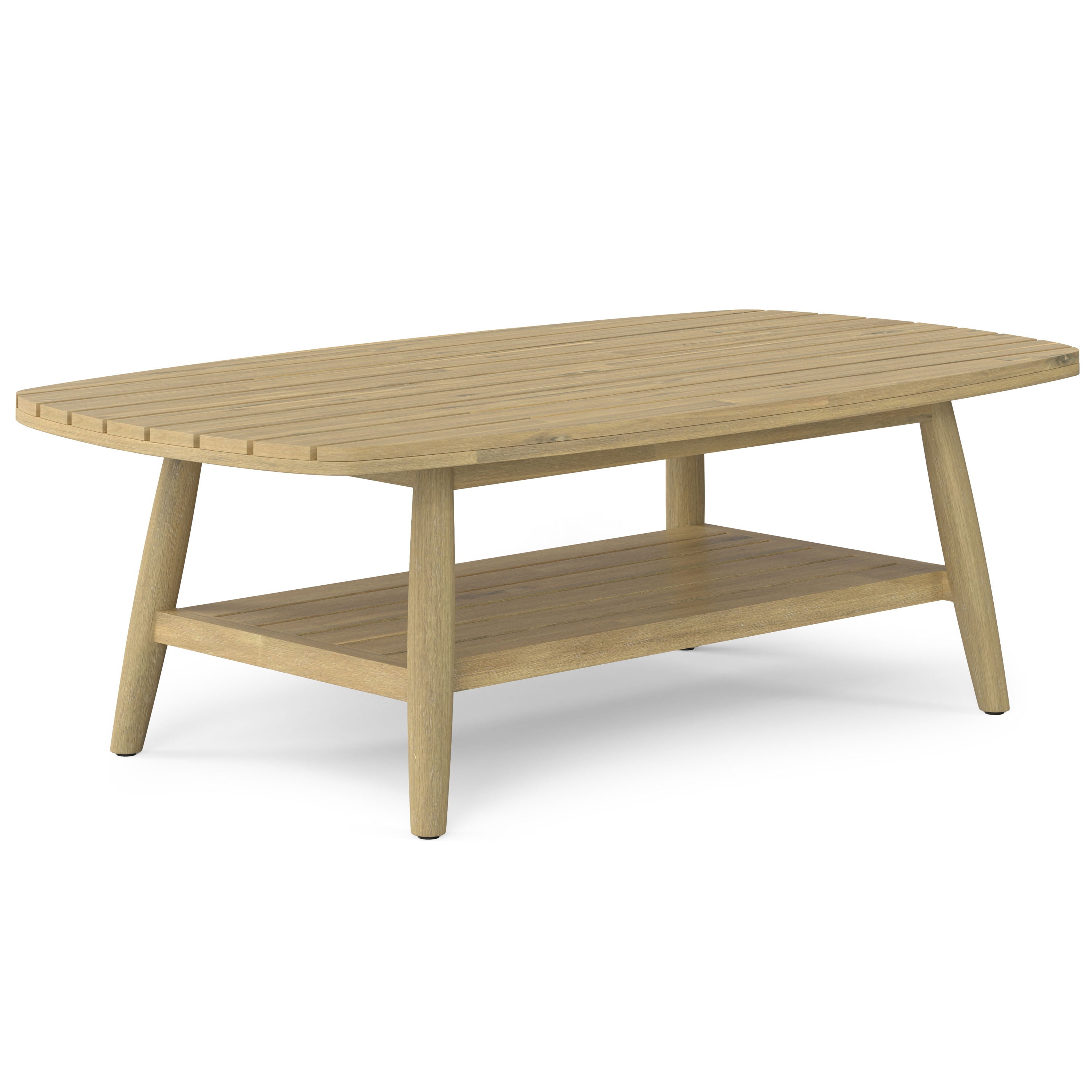 Bayshore - Outdoor Coffee Table - Light Teak Unique Piece Furniture
