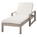 Outdoor Lounge Chairs, 5 Position Chaise Lounge With Adjustable Backrest (Set of 2) - Gray Unique Piece Furniture