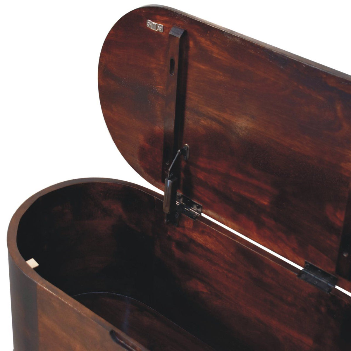 Rounded Lid Up Blanket Box Unique Piece Furniture