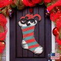 Noel Stocking Decorative Door Decor by G. DeBrekht - Christmas Decor - 8198802H G.DeBrekht