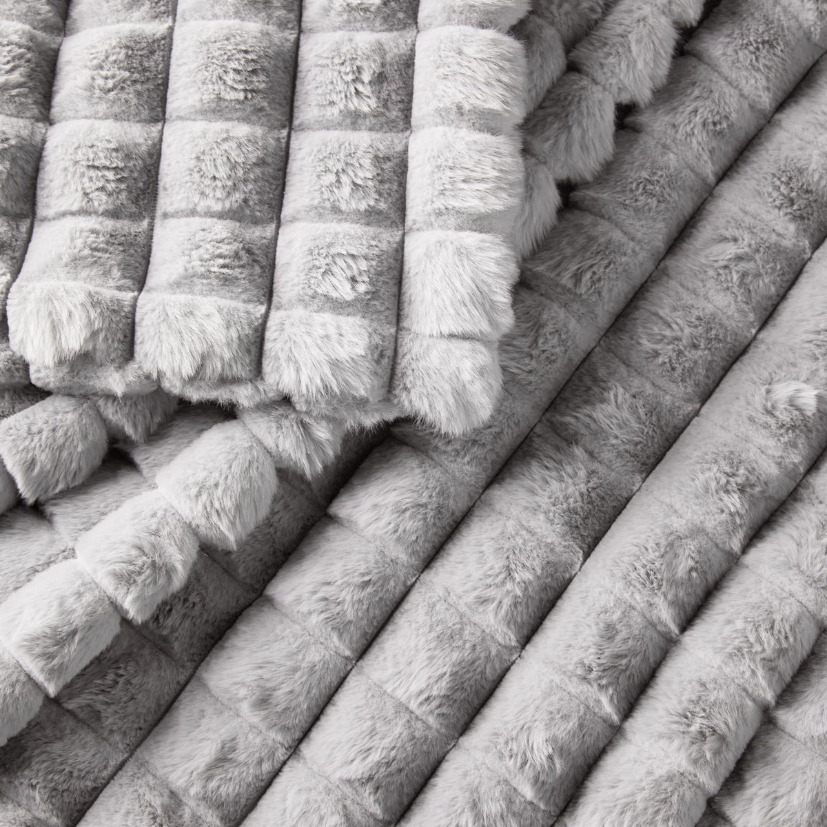 Pyramid Grid Throw Blanket Moon Pod