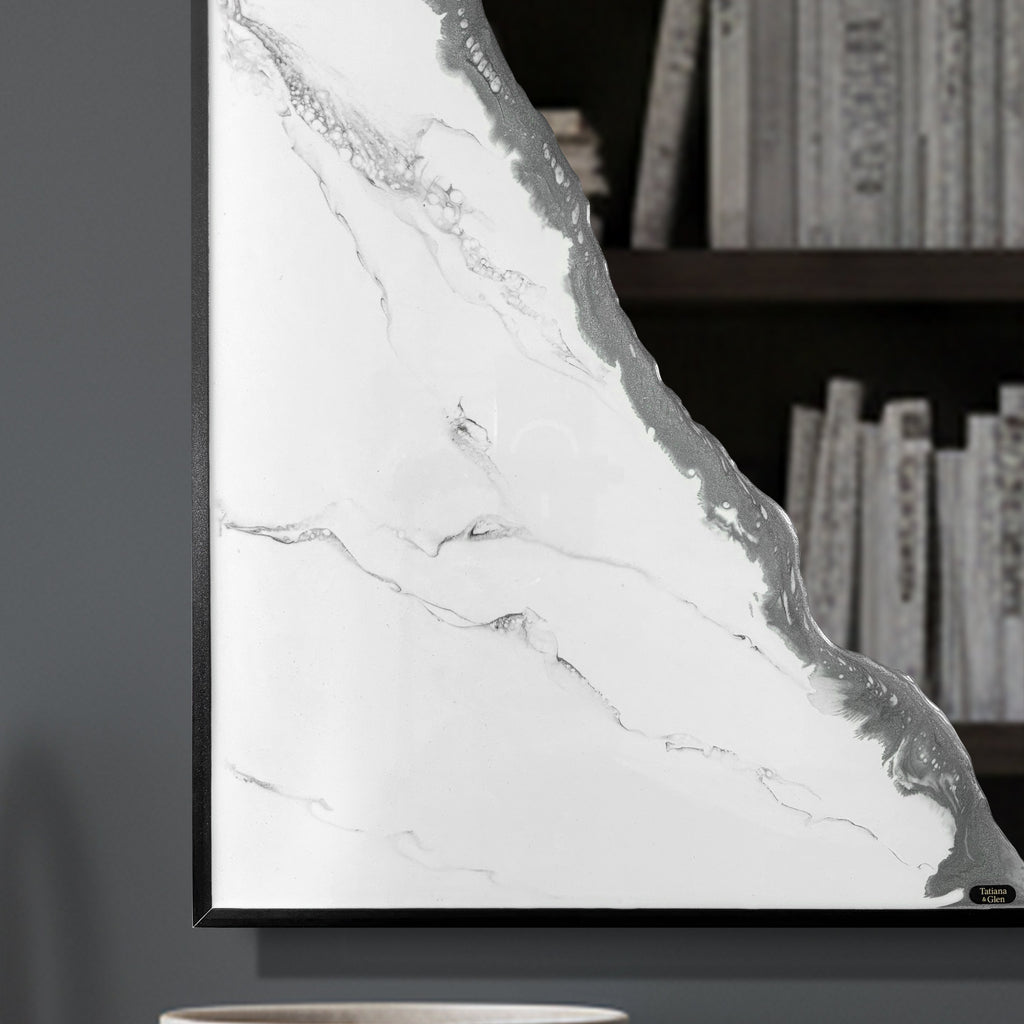 Hand Sculptured Arch Wall Mirror – Tatiana Glen | Auric Arch | 36H x 24W Inches Tatiana & Glen
