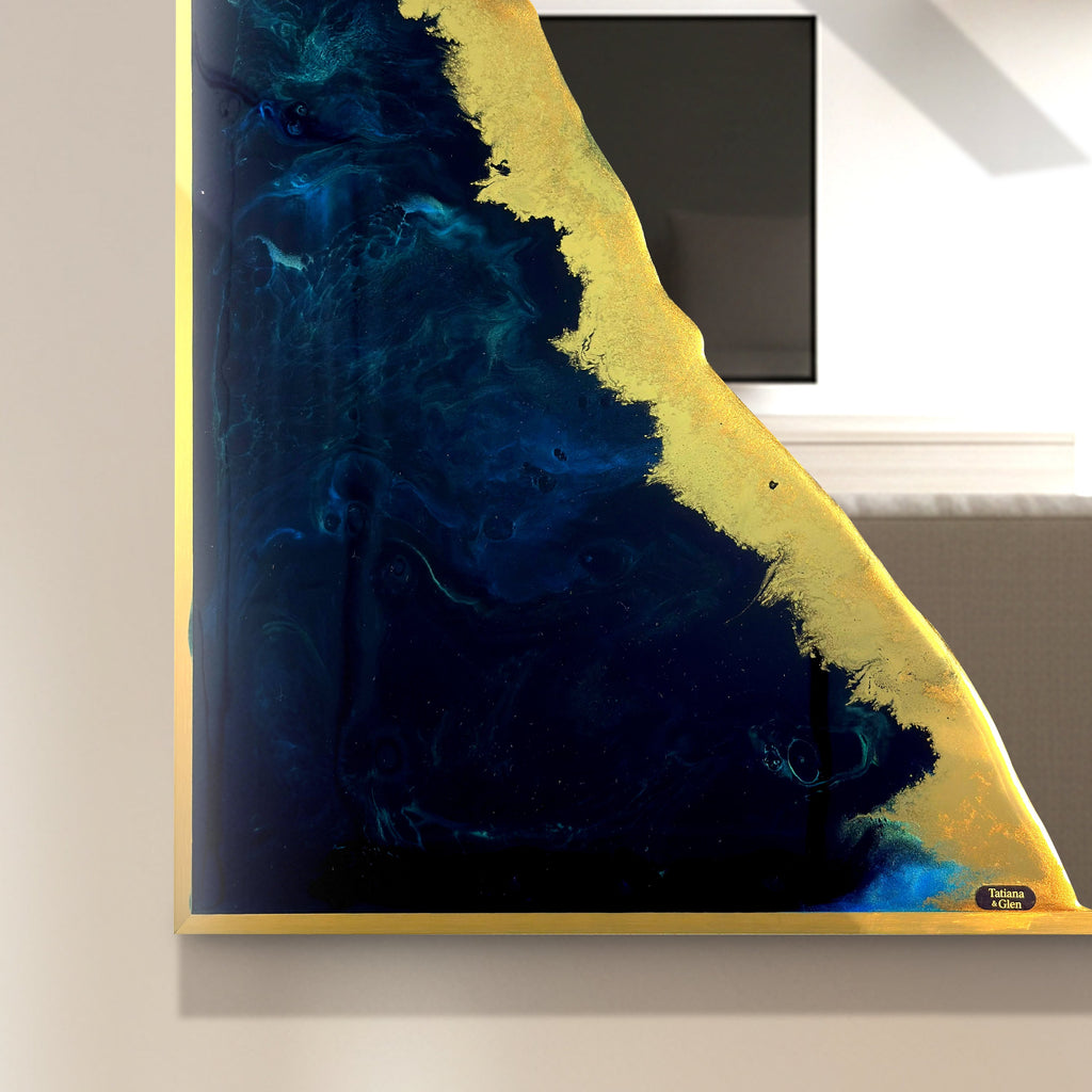 Hand Sculptured Arch Wall Mirror – Tatiana Glen | Crescent Tide Tatiana & Glen