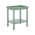 Hallie Scalloped Side Table in Mint Green Shop Fête