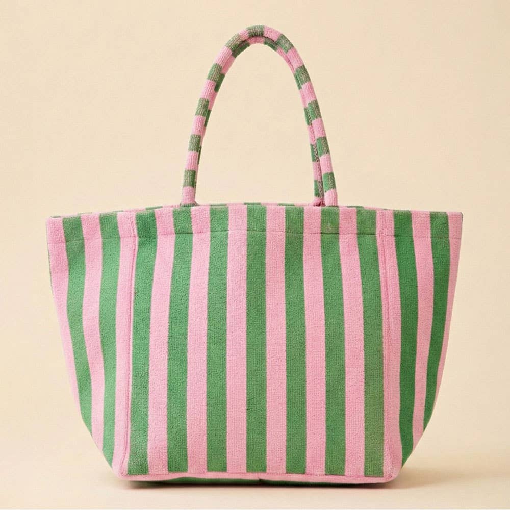Oversized Striped Terry Beach Tote Shop Fête