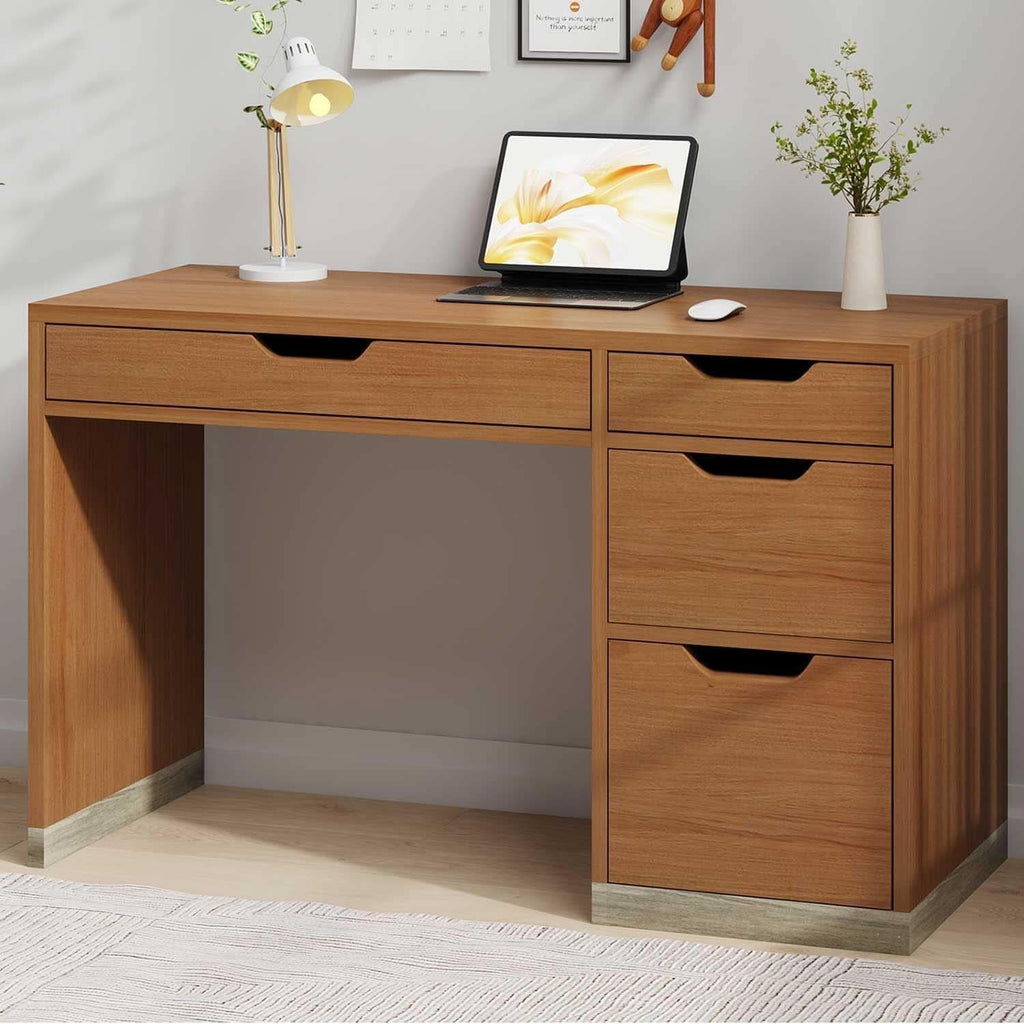 Espresso Forty Eight Inch Desk For Small Home Office ShipItFurniture