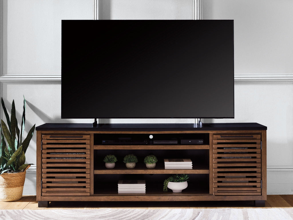 Kallari - TV Stand With Fireplace Option Unique Piece Furniture