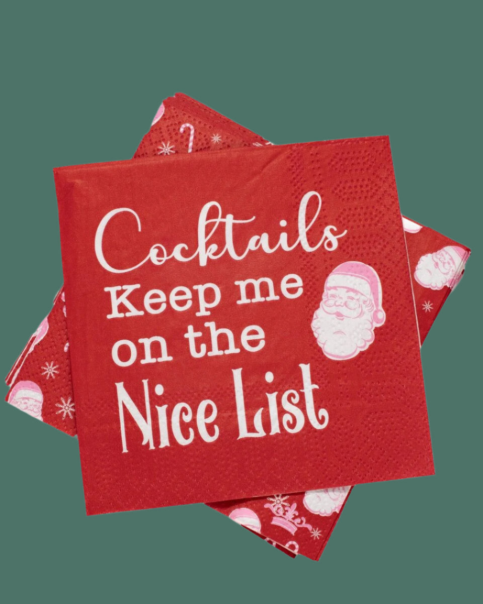 Cocktail Napkins Pack of 20 , 3 Style Options Thenestedfig