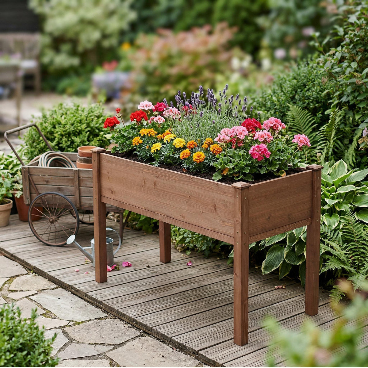 Elevated Raised Garden Bed For Outdoor Unique Piece Furniture
