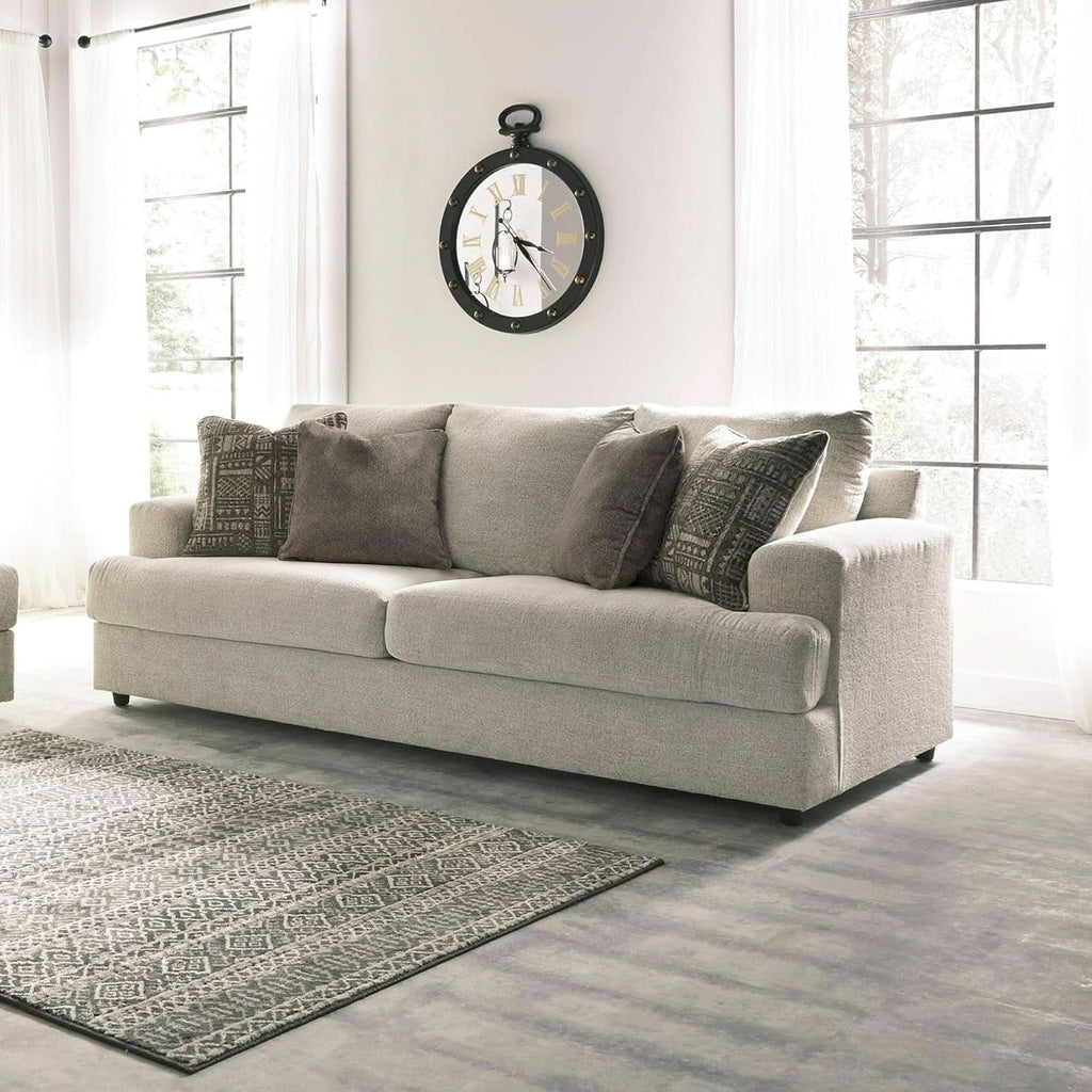 Soletren Premium Chenille Queen Sofa Sleeper White ShipItFurniture