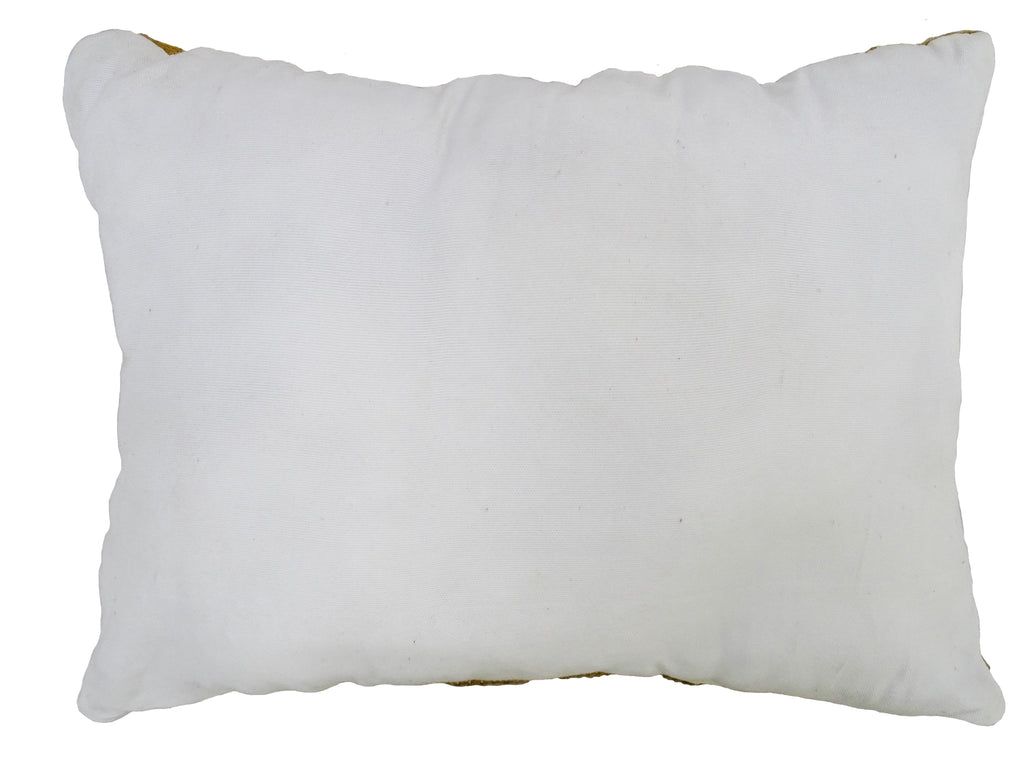 Striped Blue Decorative Outdoor Pillow 14"x20" Vibhsa