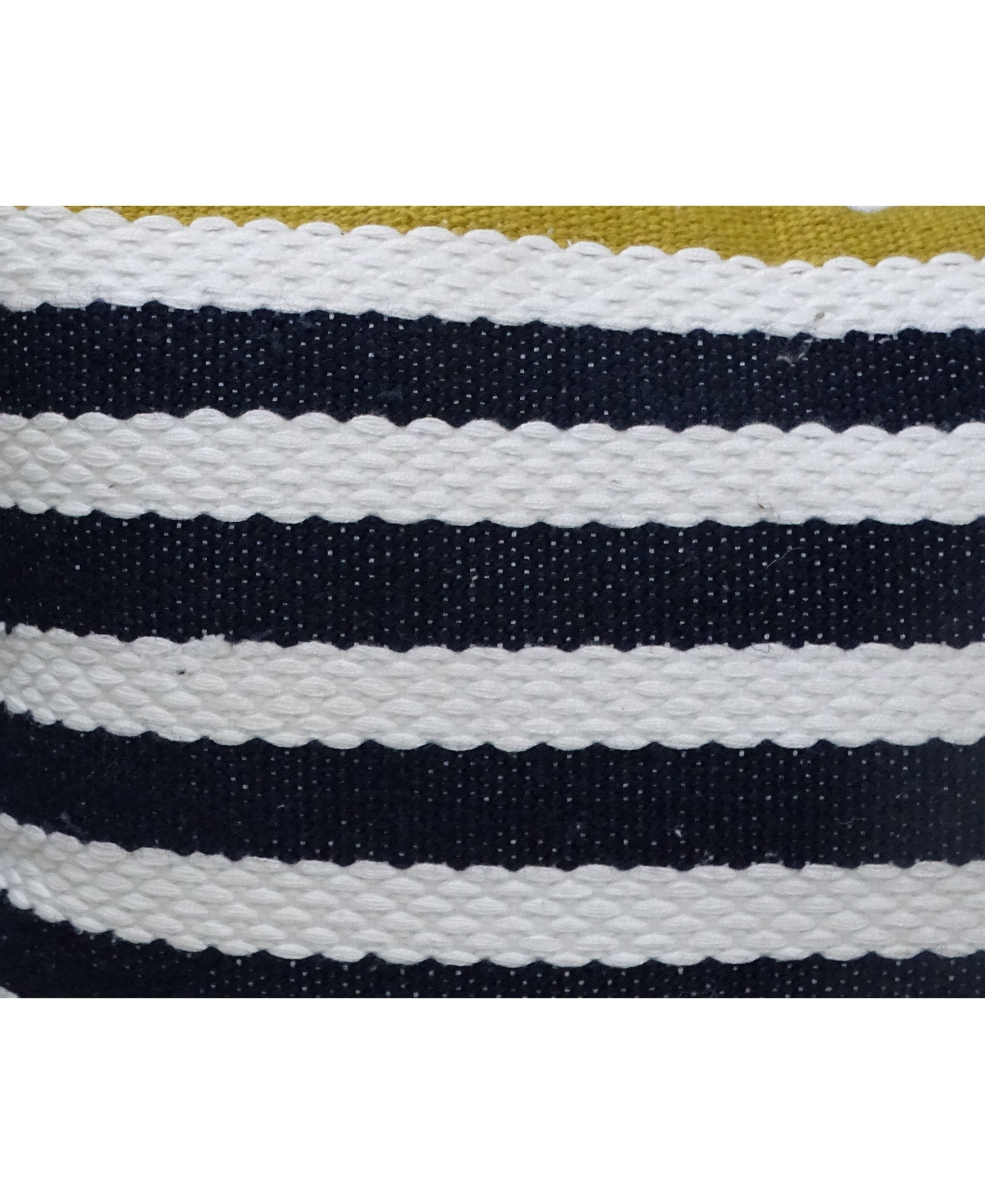 Striped Blue Decorative Outdoor Pillow 14"x20" Vibhsa