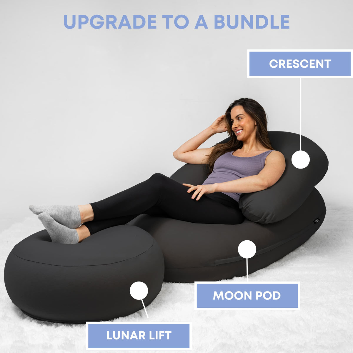 Crescent Backrest Moon Pod
