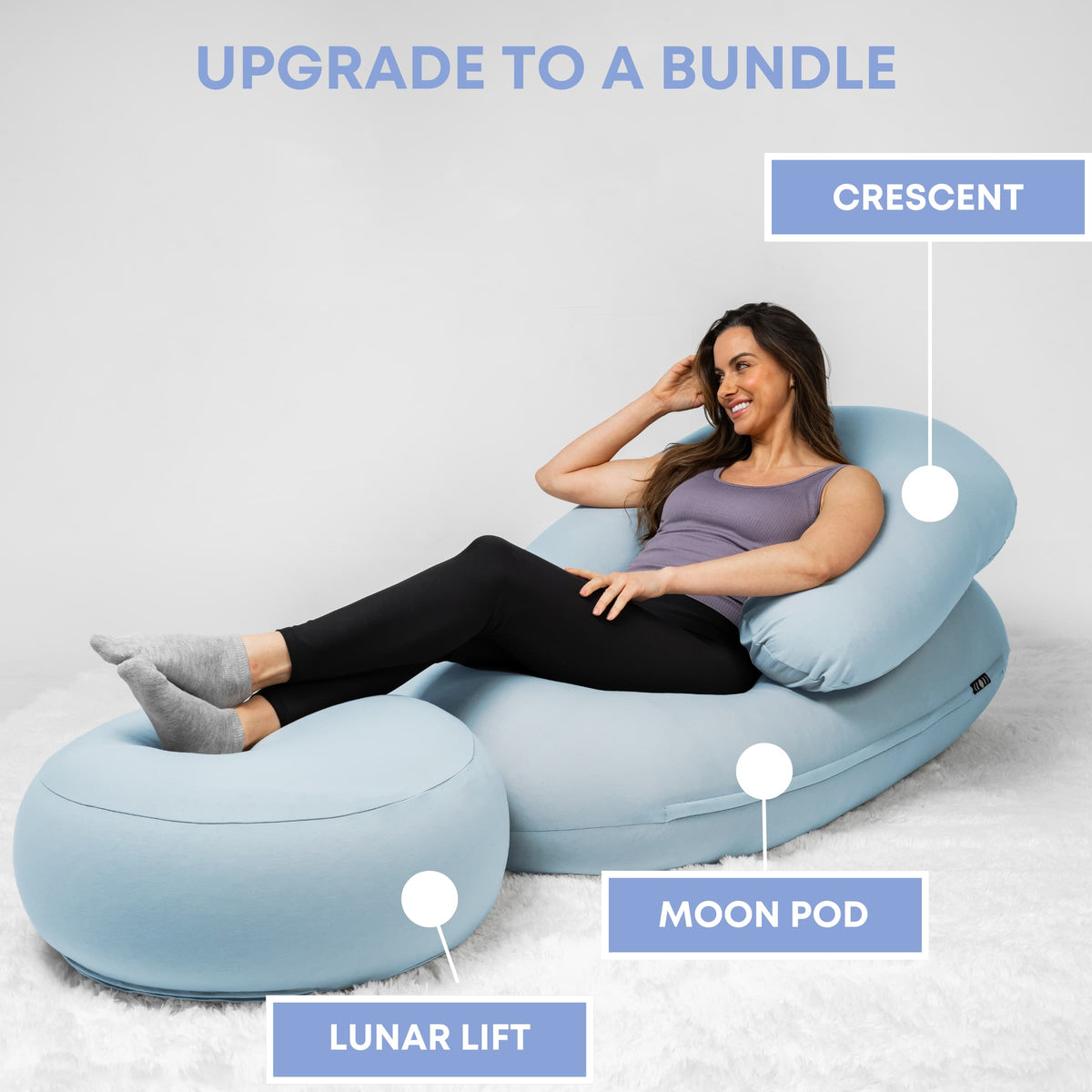 Crescent Backrest Moon Pod