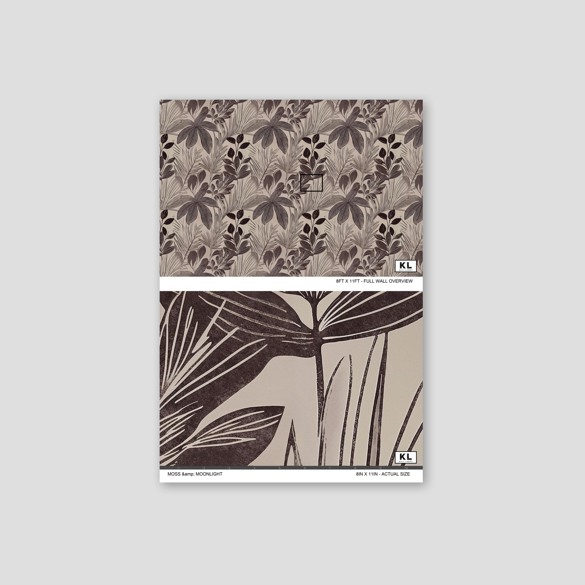 Moss & Moonlight Wallpaper WALL BLUSH