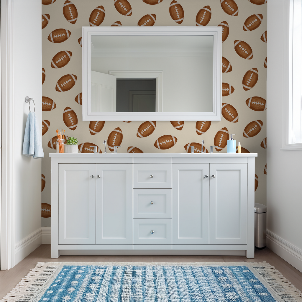 Ballin' Out Wallpaper WALL BLUSH