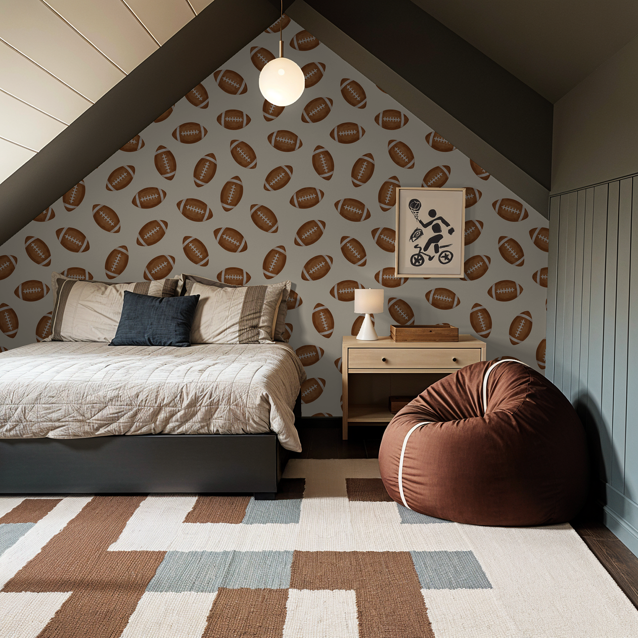 Ballin' Out Wallpaper WALL BLUSH