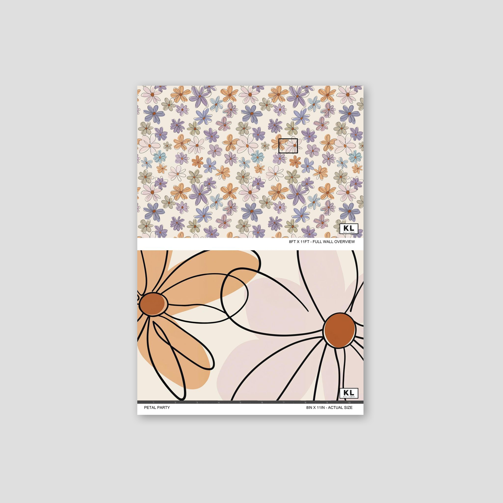 Petal Party Wallpaper WALL BLUSH