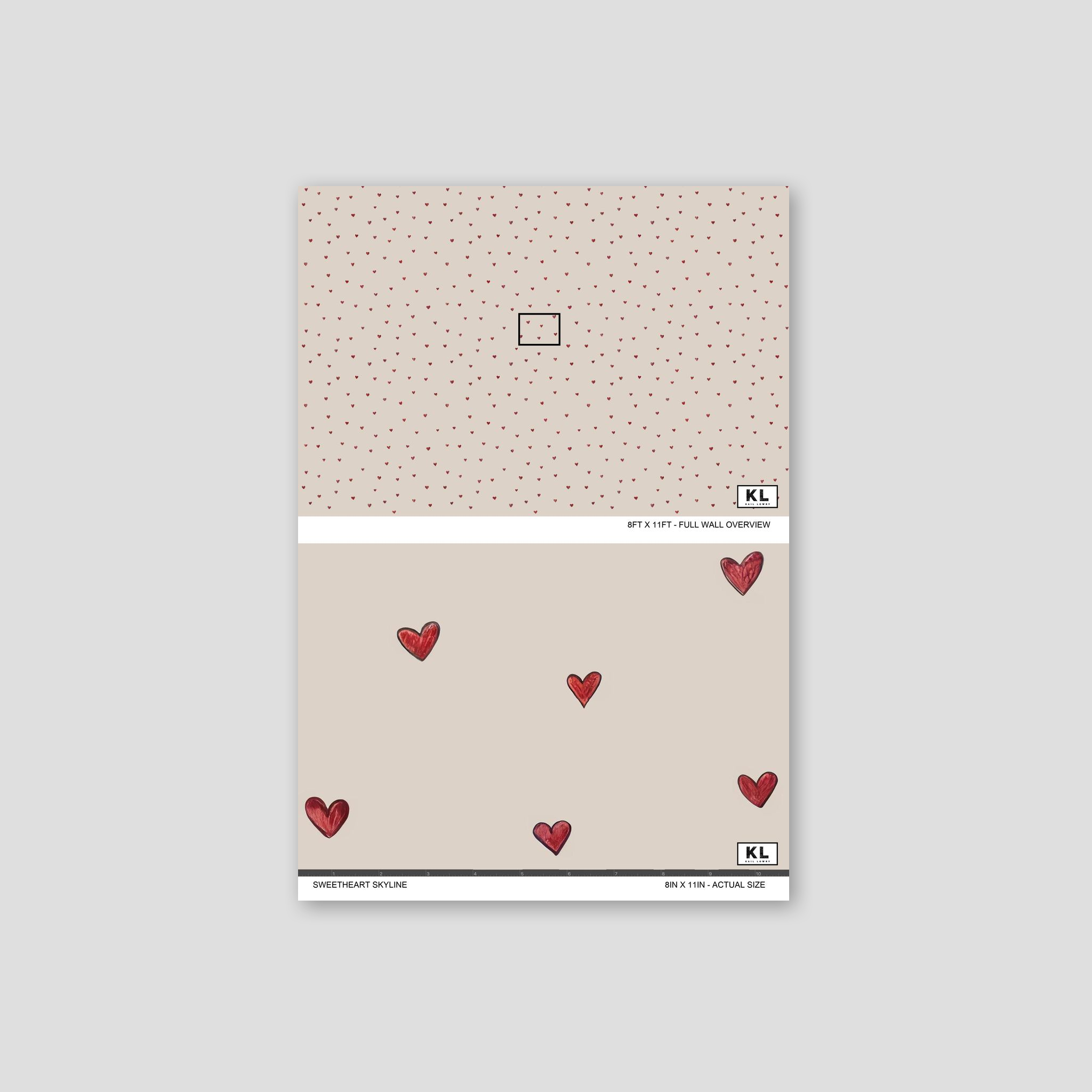 Sweetheart Skyline Wallpaper WALL BLUSH