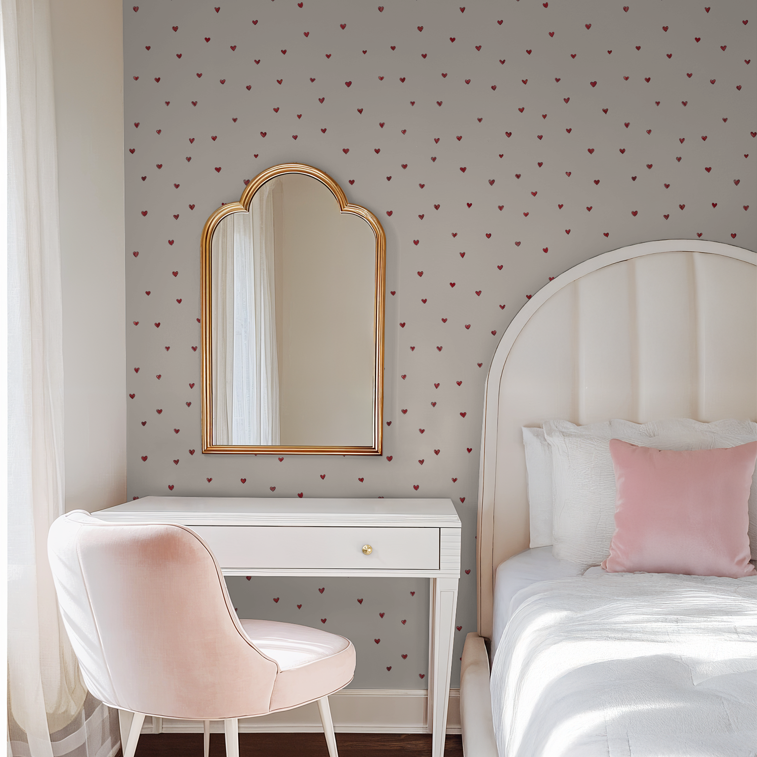 Sweetheart Skyline Wallpaper WALL BLUSH