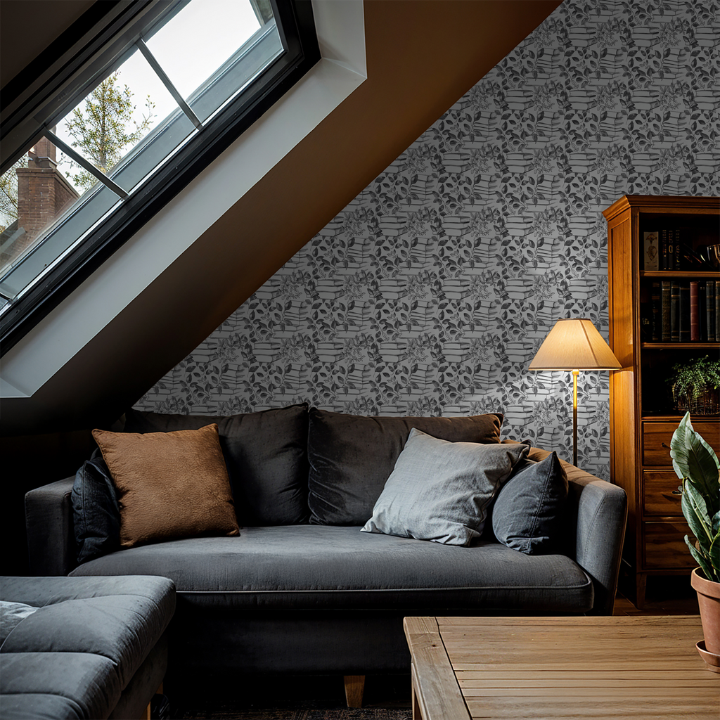Booktrovert Wallpaper WALL BLUSH