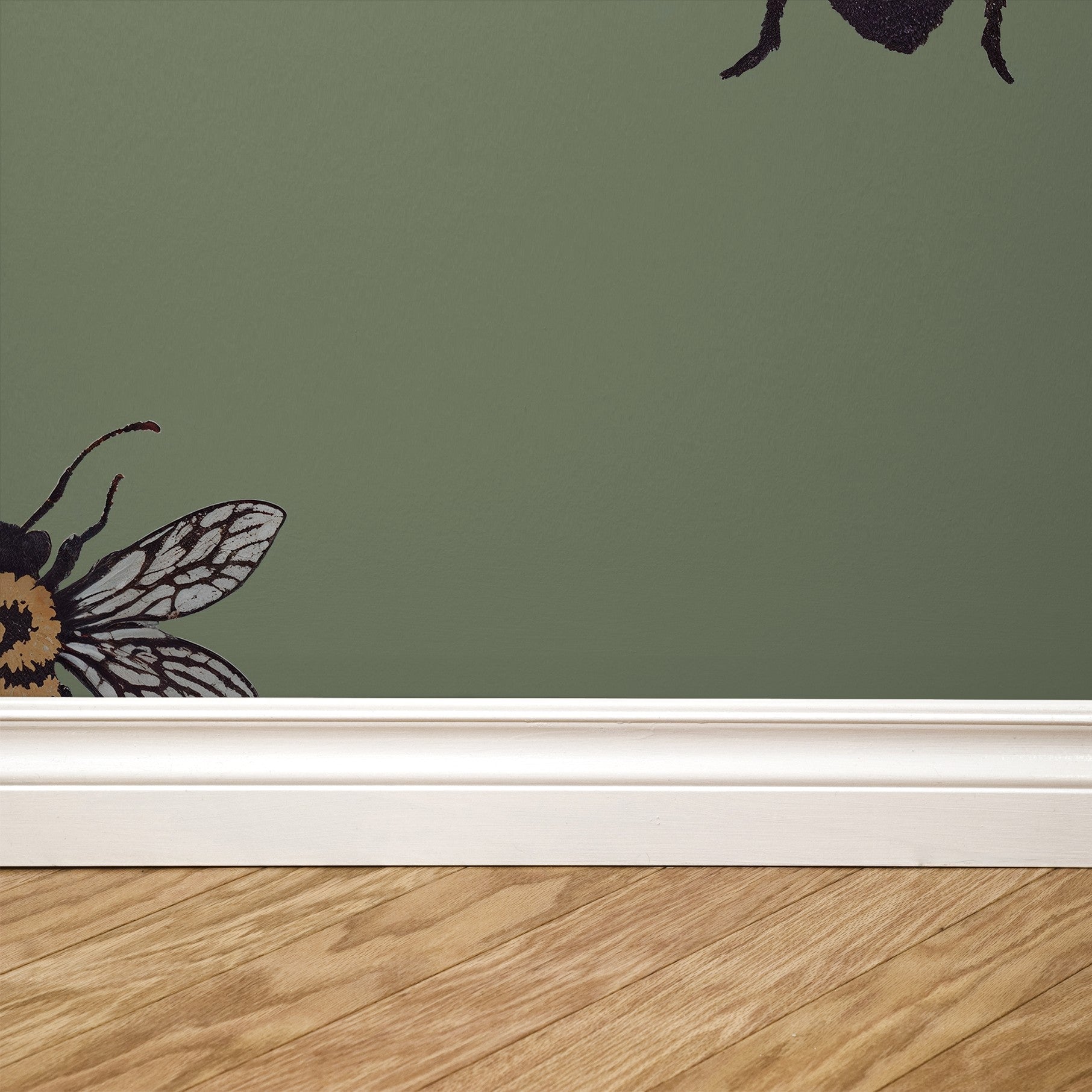 Life of Bees (Green) Wallpaper WALL BLUSH