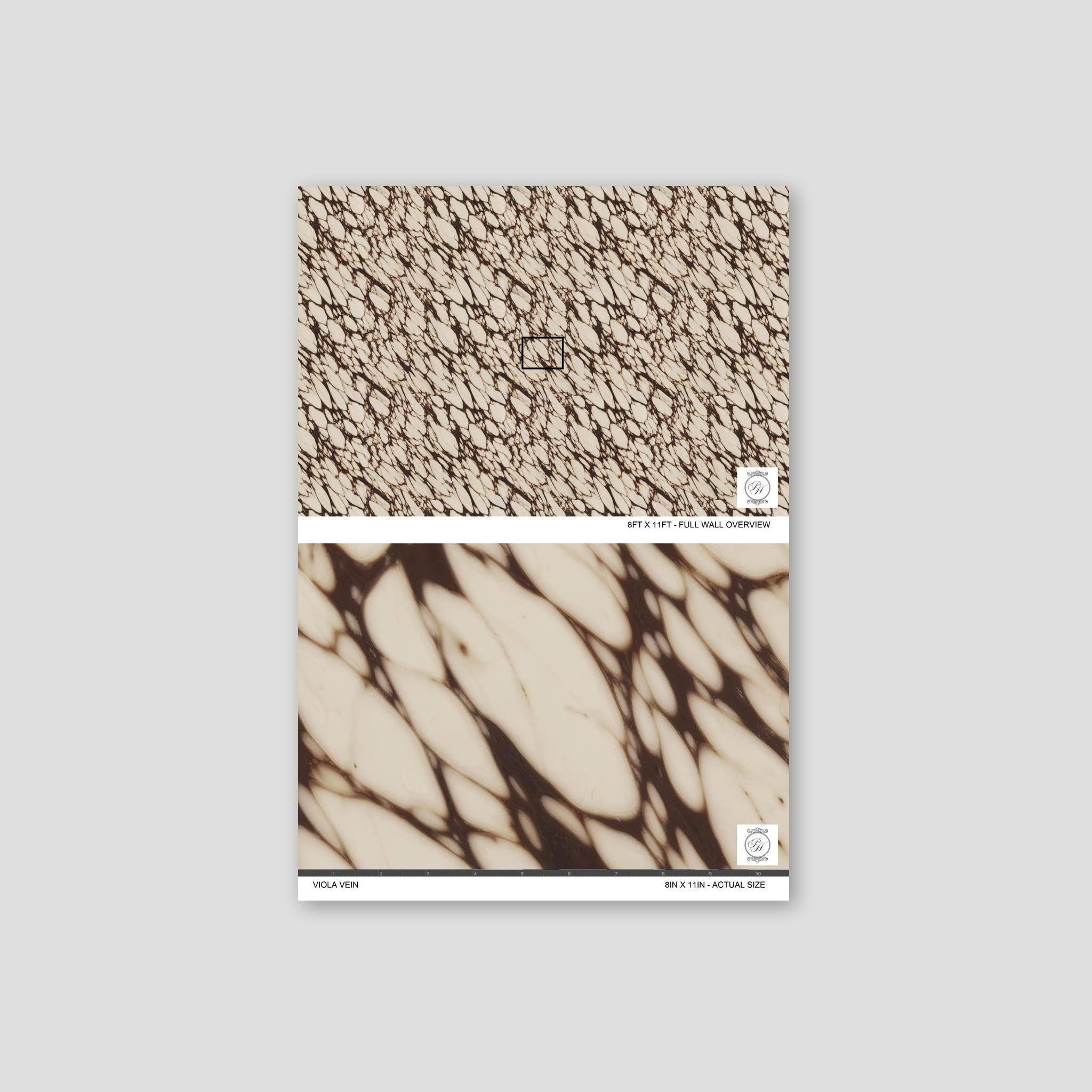 Viola Vein Wallpaper WALL BLUSH