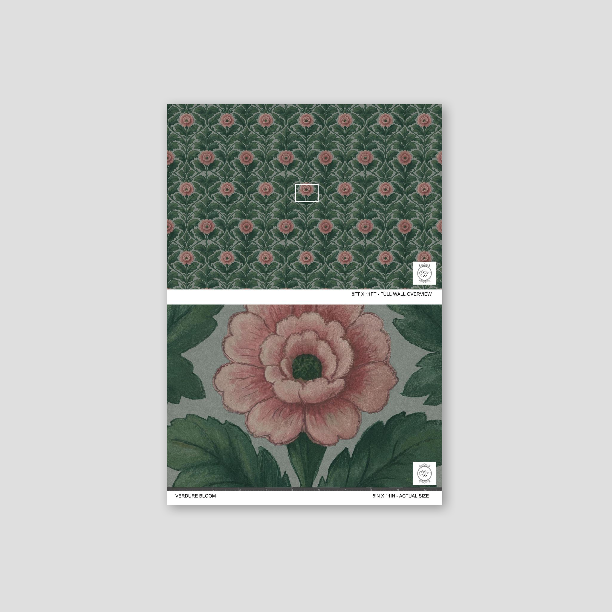 Verdure Bloom Wallpaper WALL BLUSH