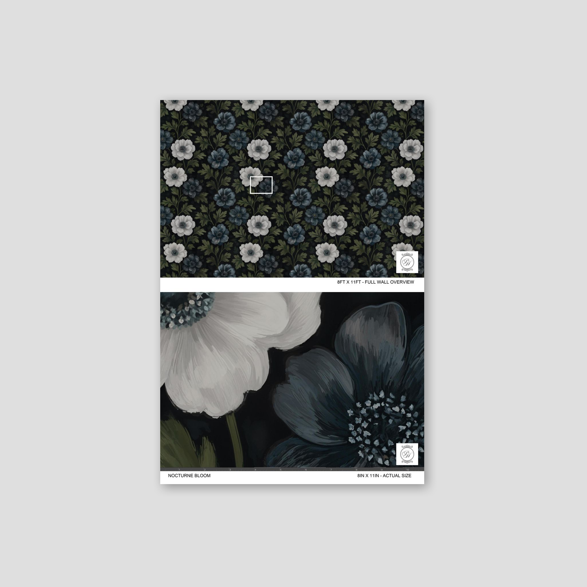 Nocturne Bloom Wallpaper WALL BLUSH