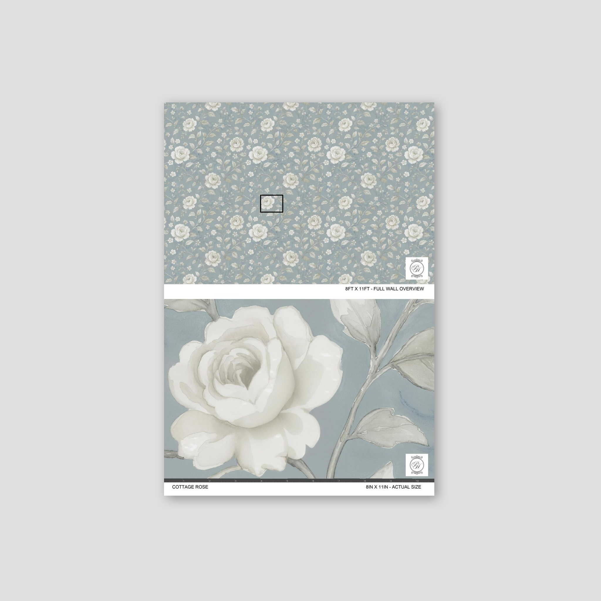 Cottage Rose Wallpaper WALL BLUSH