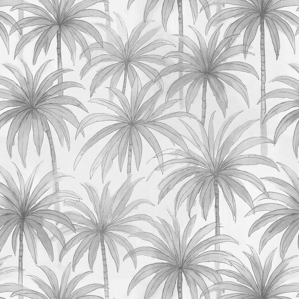 Palm Reverie (Black) Wallpaper WALL BLUSH