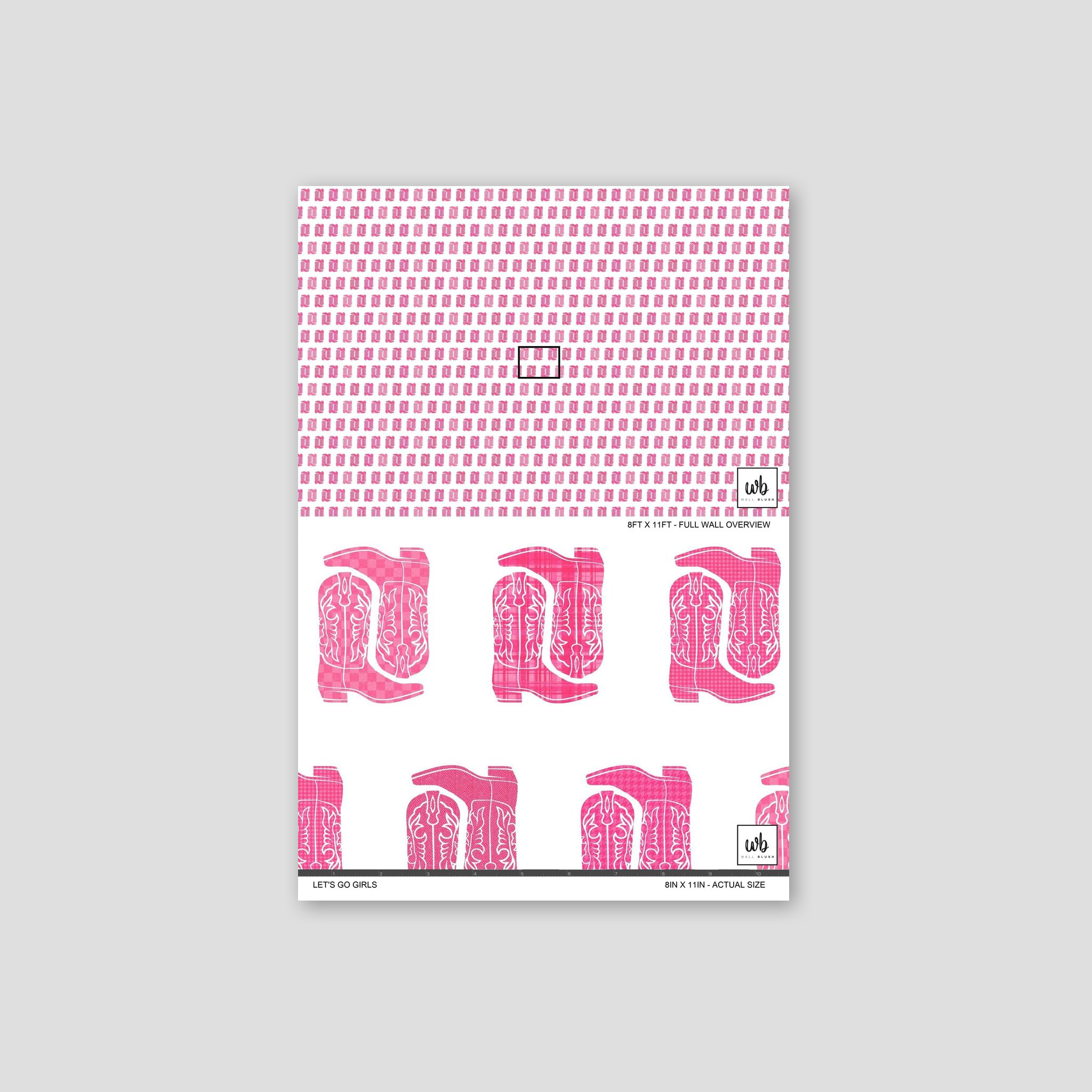 Let's Go Girls Wallpaper WALL BLUSH