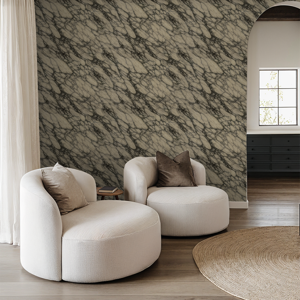 Ivory Stone Wallpaper WALL BLUSH