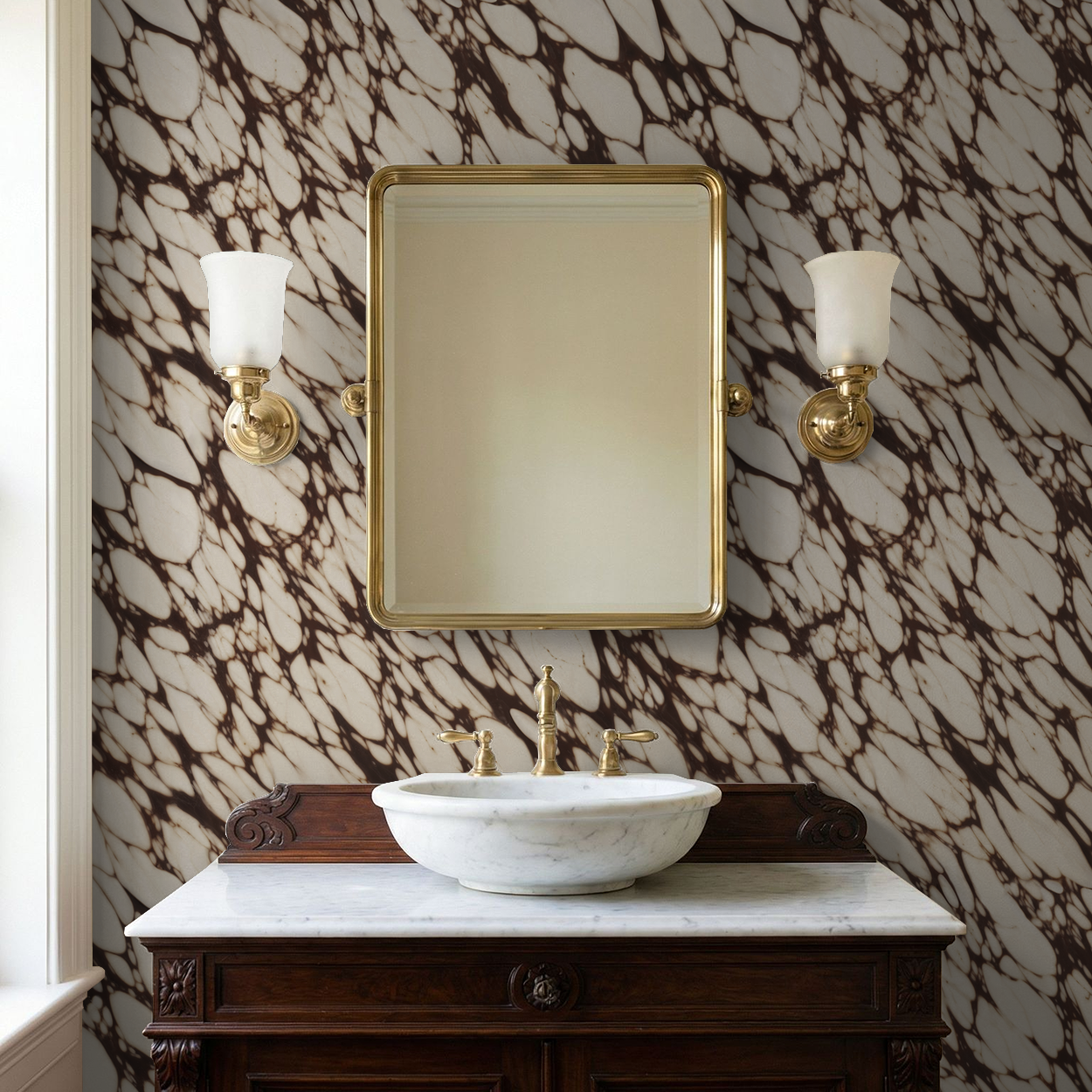 Viola Vein Wallpaper WALL BLUSH