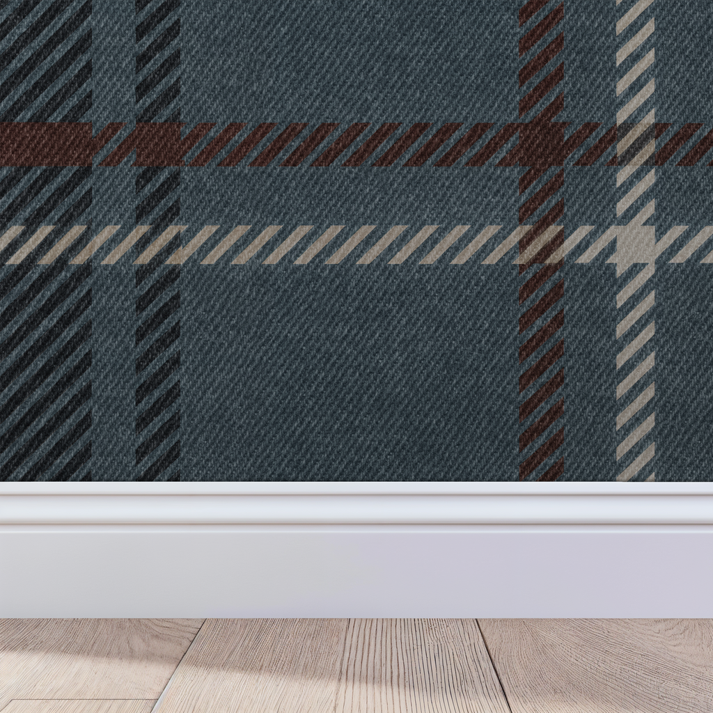 French Plaid Wallpaper WALL BLUSH