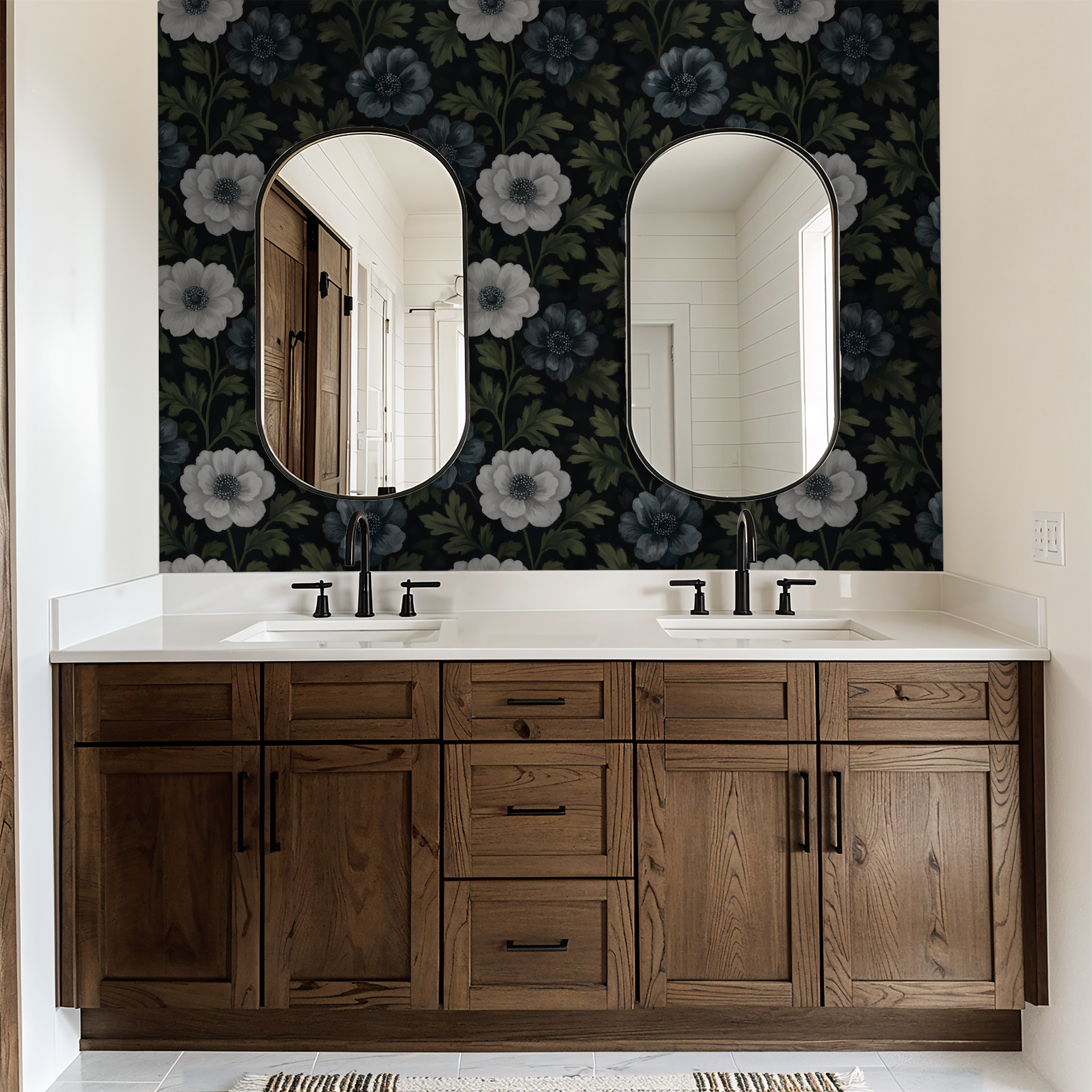 Nocturne Bloom Wallpaper WALL BLUSH
