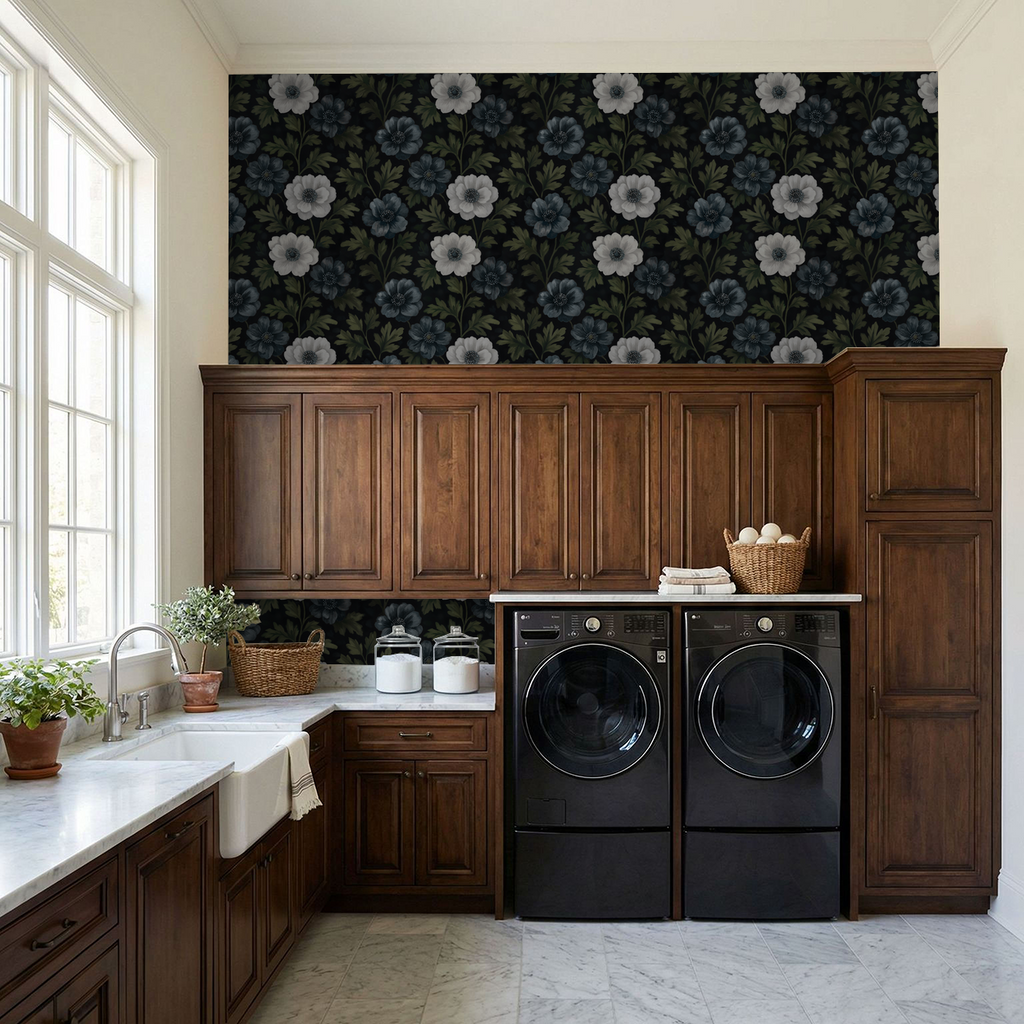 Nocturne Bloom Wallpaper WALL BLUSH