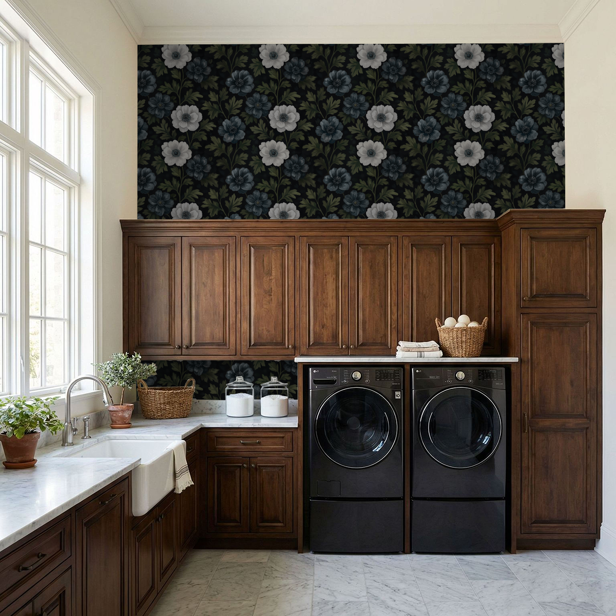 Nocturne Bloom Wallpaper WALL BLUSH