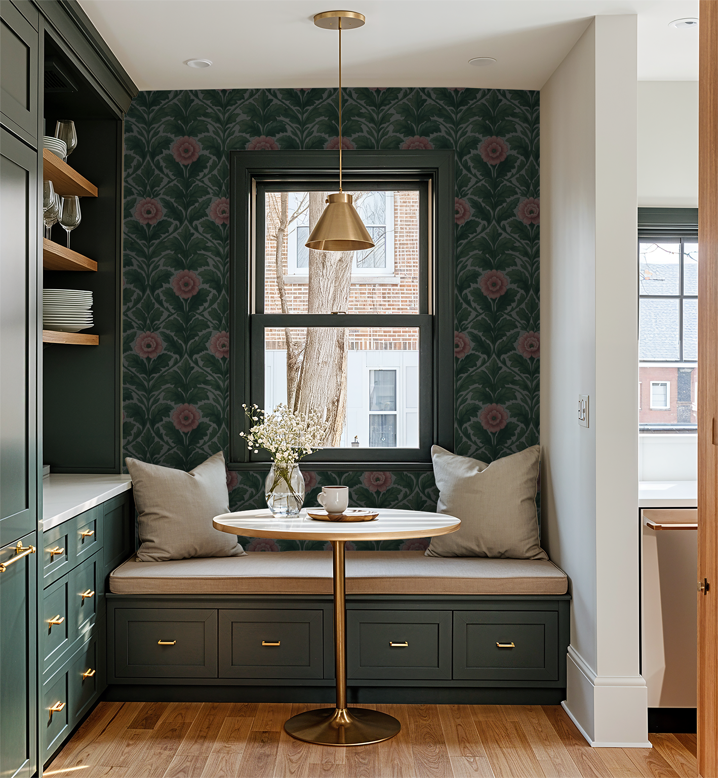 Verdure Bloom Wallpaper WALL BLUSH