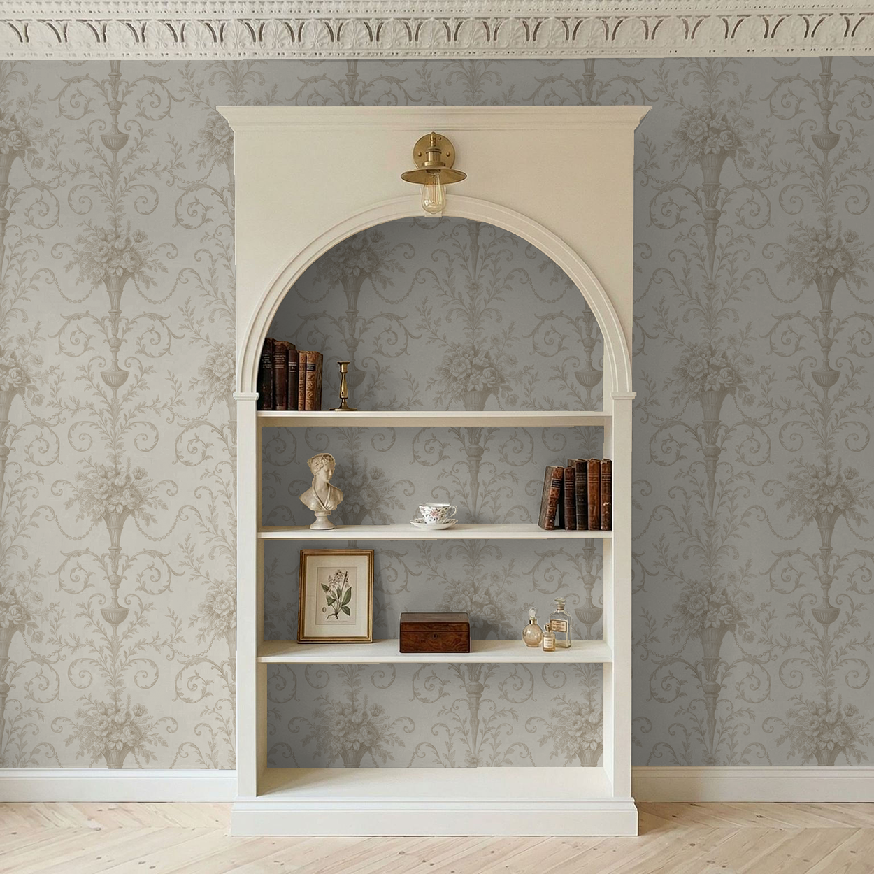 Faded Fleur Wallpaper WALL BLUSH
