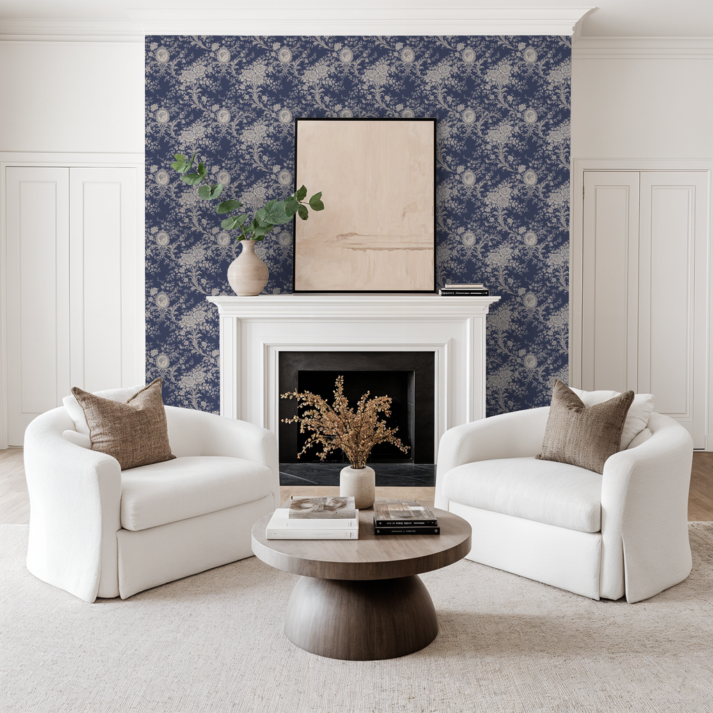 Duchess Cameo Wallpaper WALL BLUSH