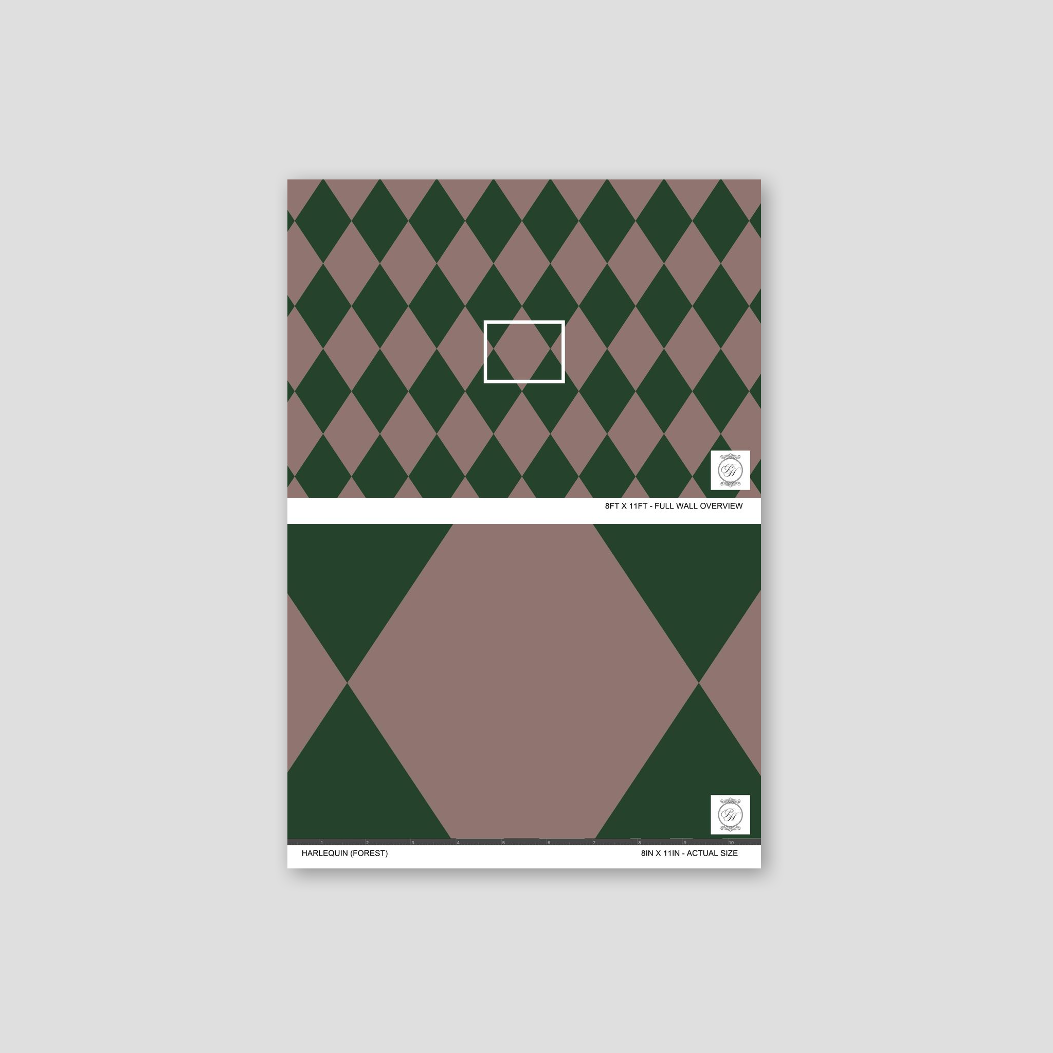 Harlequin (Forest) Wallpaper WALL BLUSH