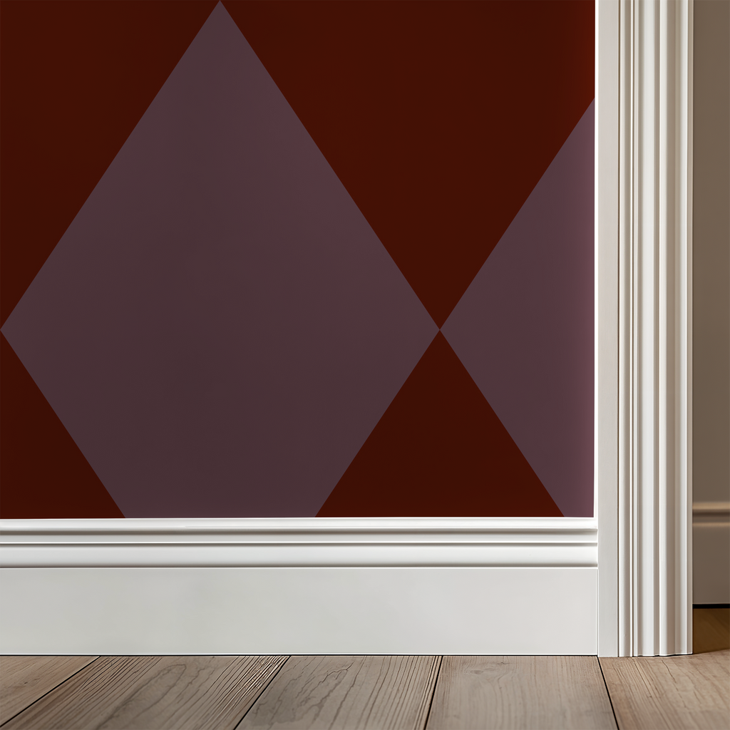 Harlequin (Burgundy) Wallpaper WALL BLUSH